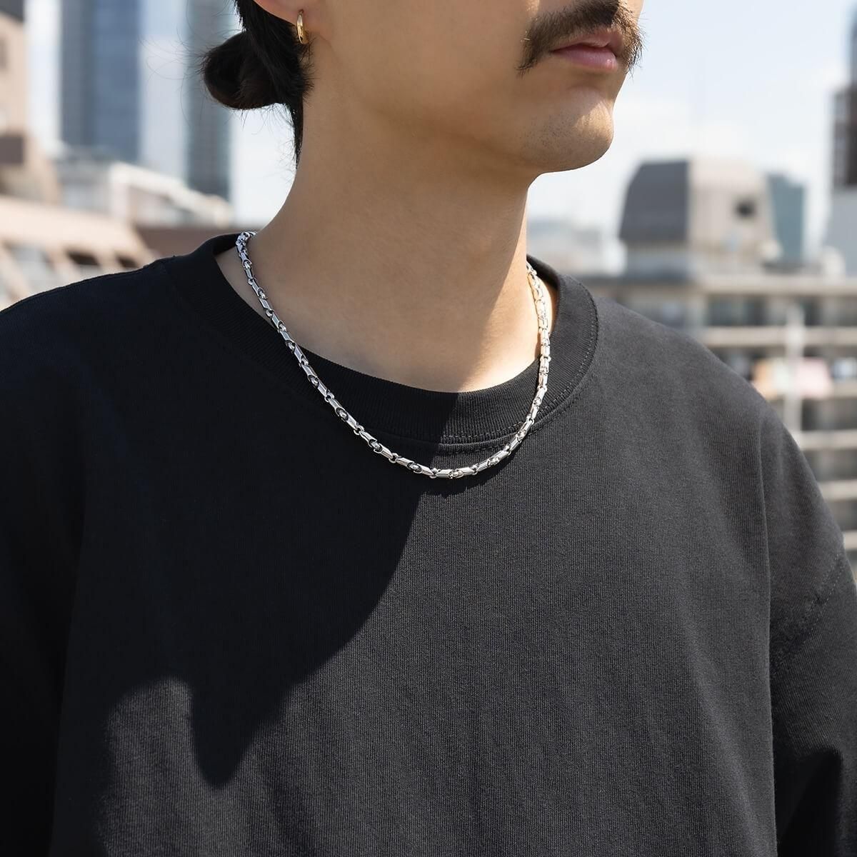 シルバー ネックレス 幅4.8mm 50cm-70cm BL-C - AVALANCHE OFFICIAL STORE
