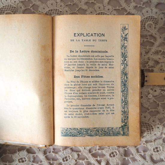 アンティーク 聖書 | フランス 20世紀初頭 セルロイド製の祈祷書 ミサ