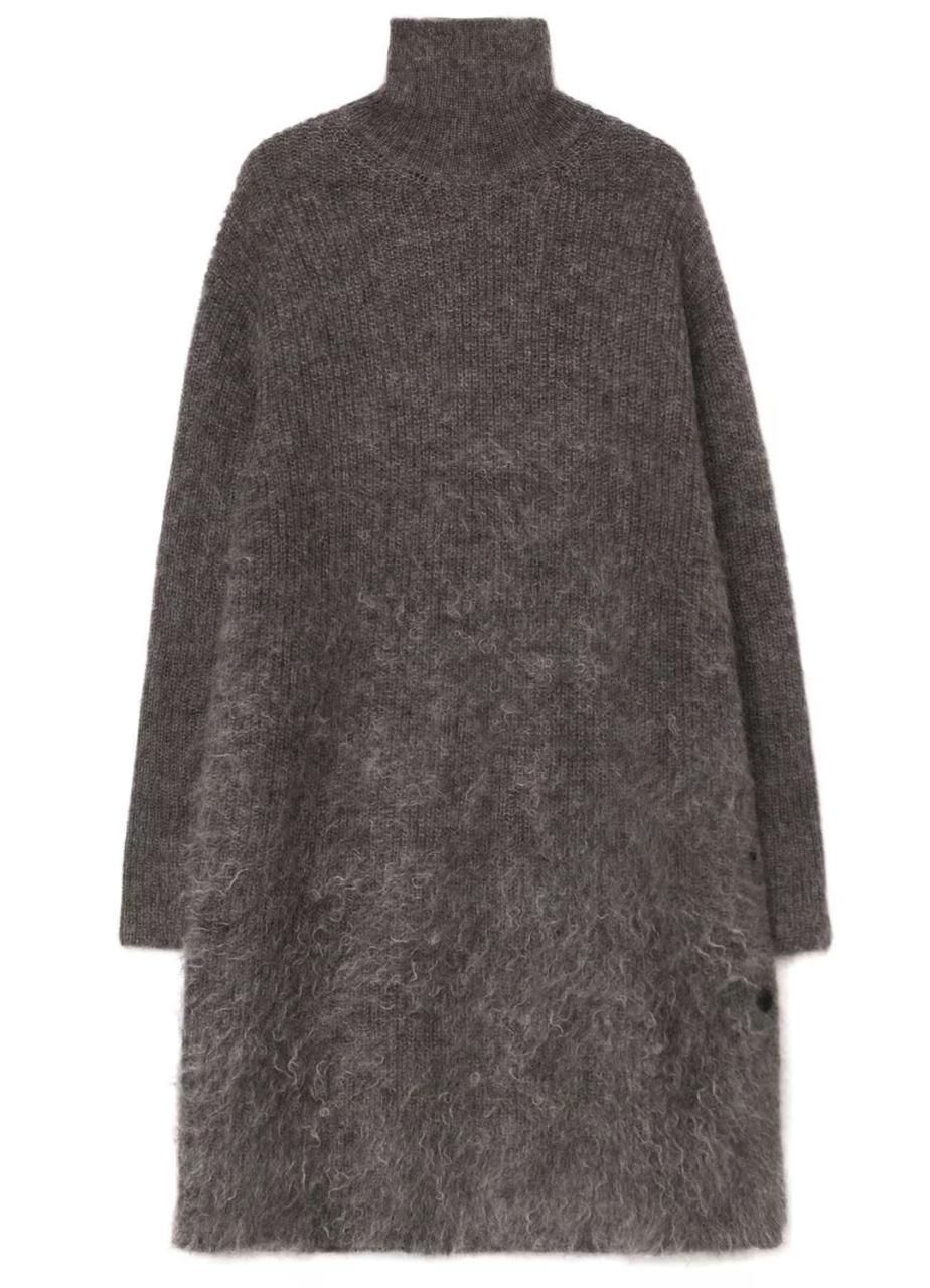 Yohji Yamamoto POUR HOMME モヘア×アルパカ×ウールタートルロング