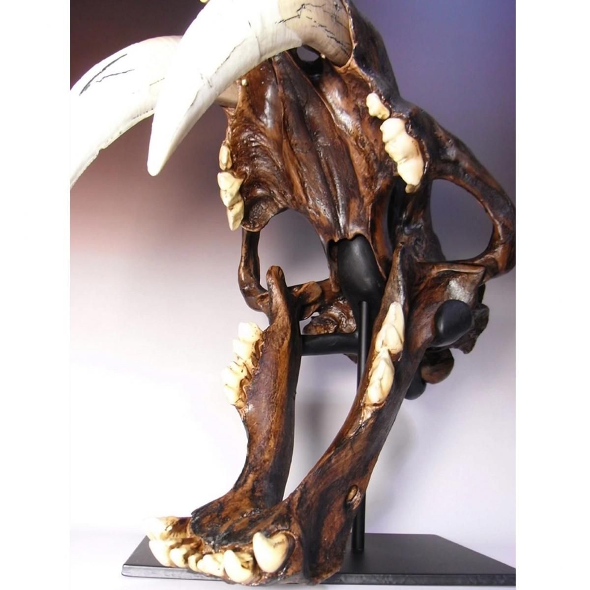 サーベルタイガーのレプリカ 【アンティークフィニッシュバージョン】