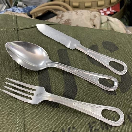米軍実物 U.S MessKit DLA-1982 メスキットパン&カトラリーセット