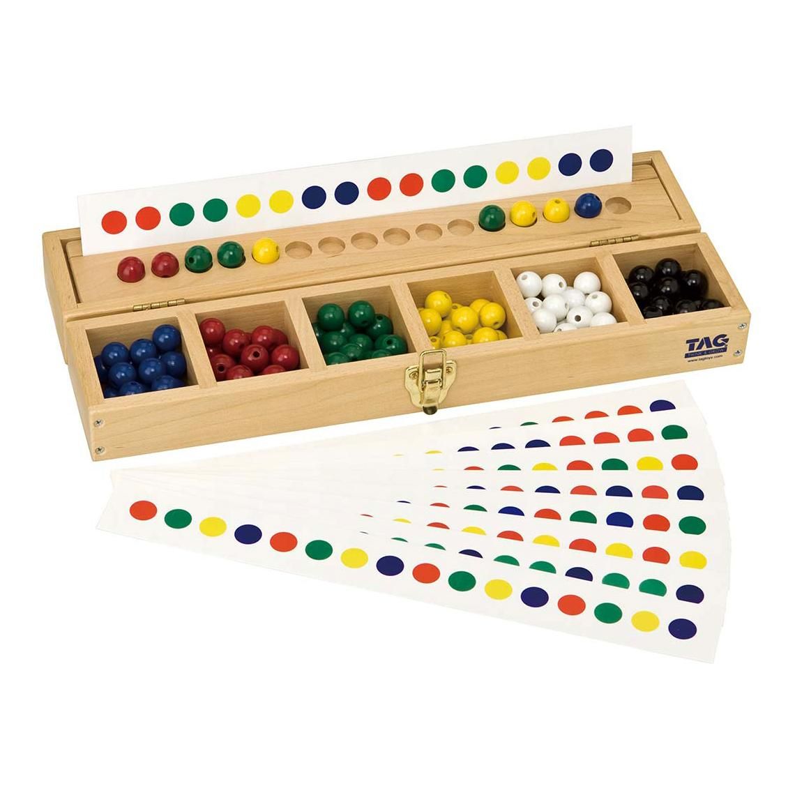 3歳-］指先運動と注意力を育てるビーズセット TAG｜3歳のおもちゃ