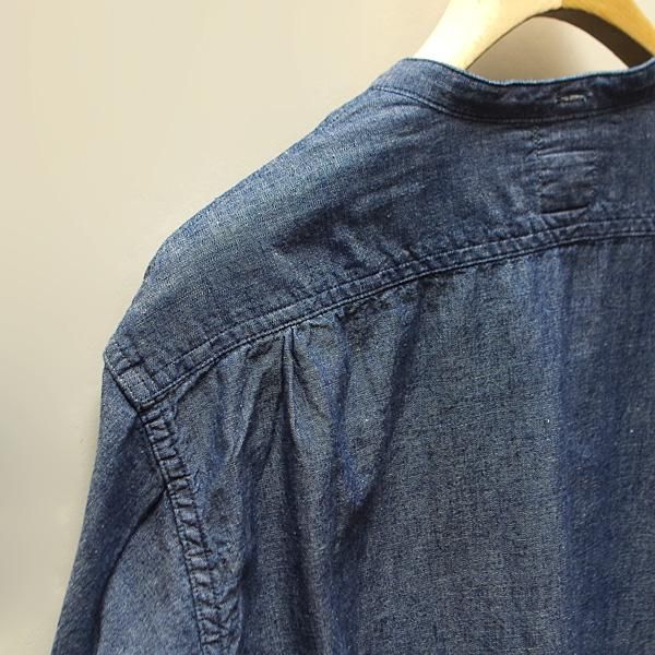 Post O'Alls(ポストオーバーオールズ)/Band Collar Shirt : Classic