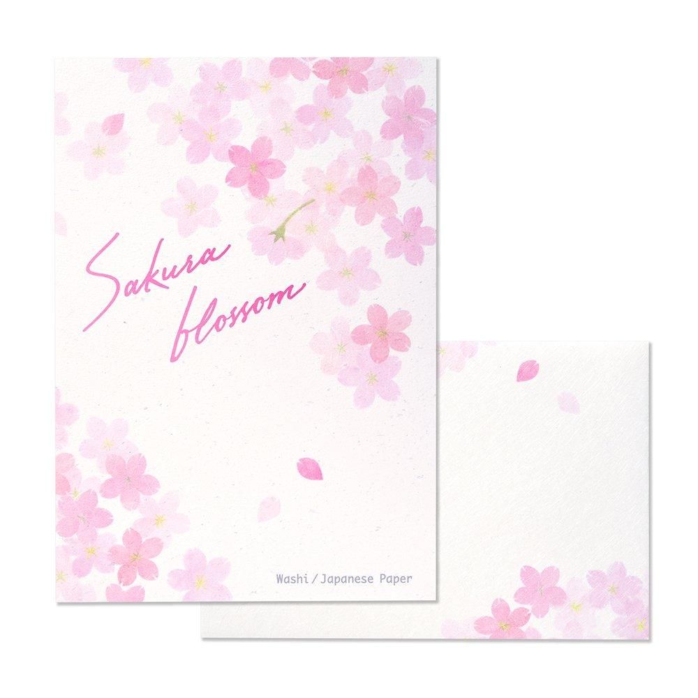 便箋/封筒セット サクラ ブロッサム - レター・カード専門店 - G.C.