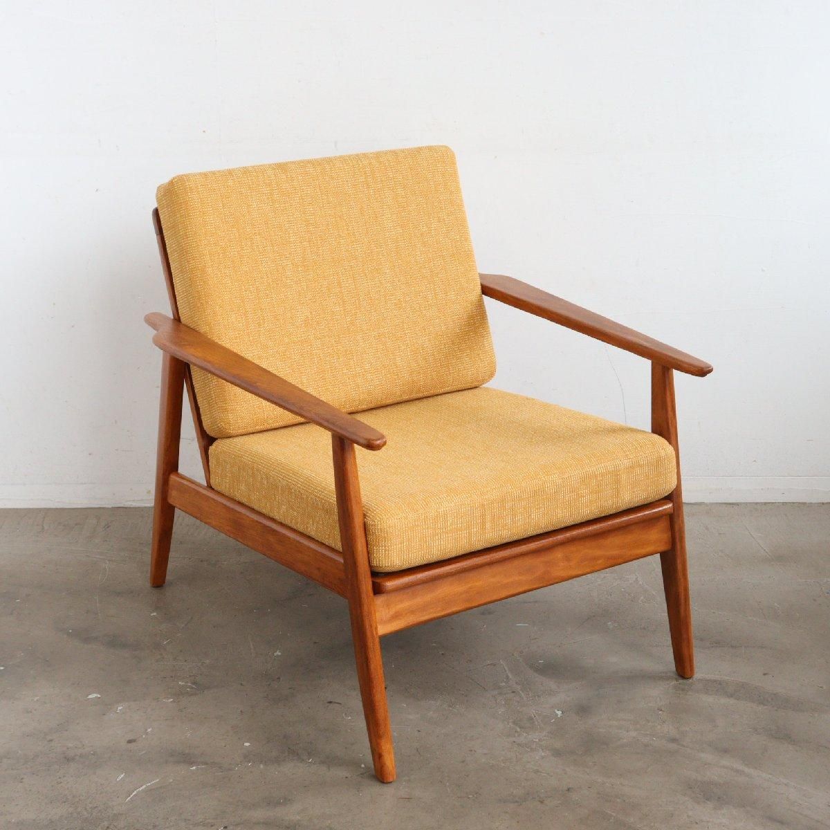 アメリカ ヴィンテージ イージーチェア ミッドセンチュリー シングル