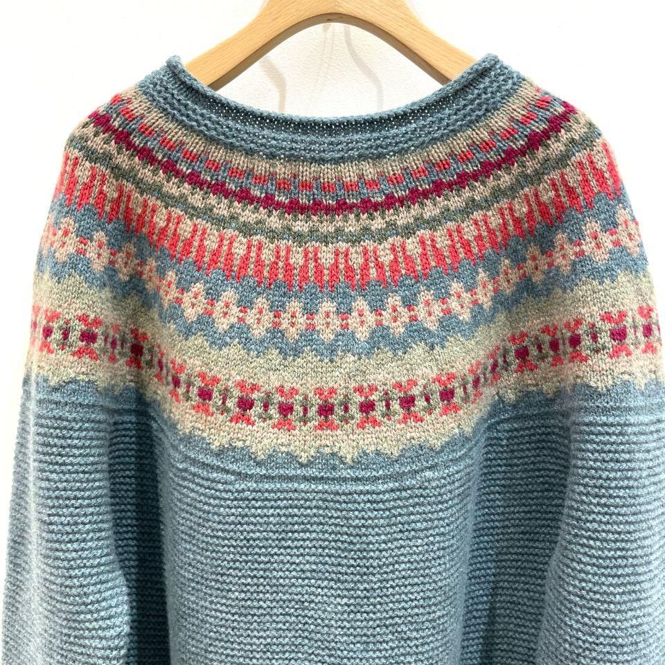 ERIBE - フェアアイル柄のクルーネックセーター（Stoneybrek Sweater