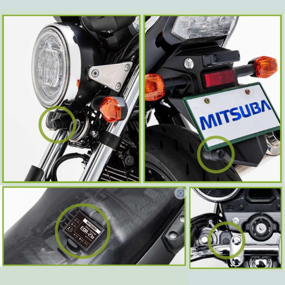 ドライブレコーダー バイク スタンダードモデル 前後2カメラモデル