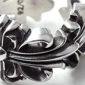 クロムハーツ リング/指輪（Chrome Hearts）ダブル フローラル クロス