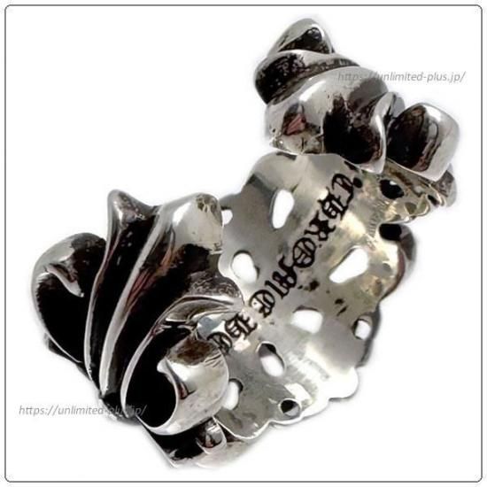 クロムハーツ リング/指輪 (Chrome Hearts) ダブル フローラル クロス