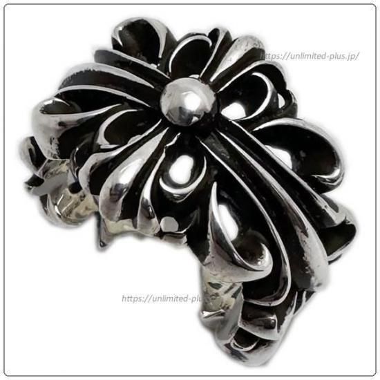 クロムハーツ リング/指輪 (Chrome Hearts) ダブル フローラル クロス