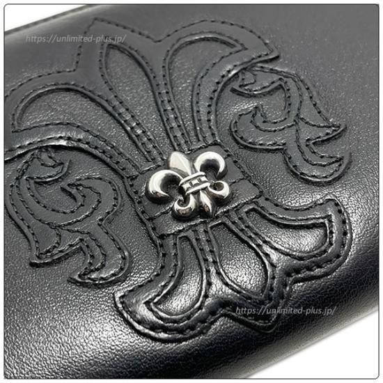 クロムハーツ 財布（Chrome Hearts）REC F ZIP ＃2 レザーステッチド