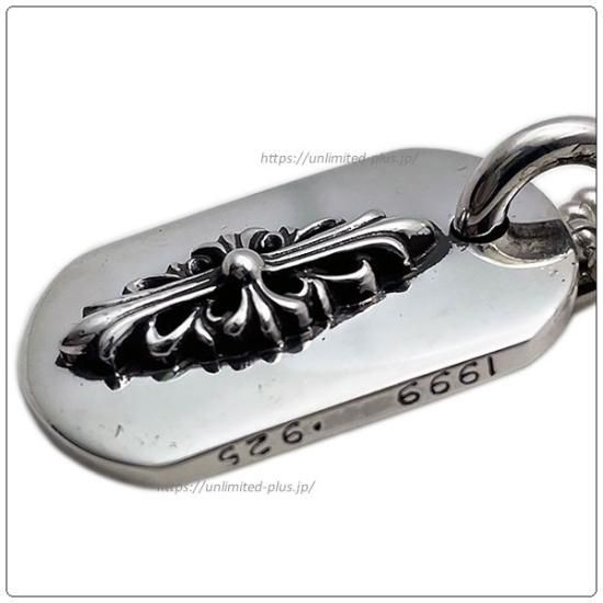 クロムハーツ（Chrome Hearts）ドッグタグ レイズド フローラルクロス