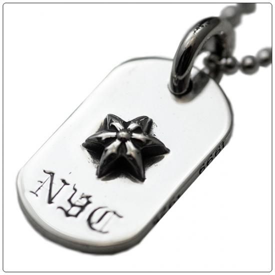 クロムハーツ（Chrome Hearts）ドッグタグ レイズドスター NYC