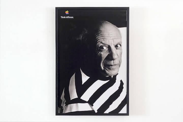 APPLE THINK DIFFERENT POSTER - PABLO PICASSO 2 -