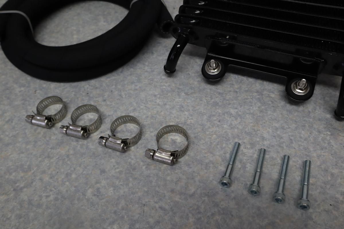 Z1 Z2 当時の純正タイプ OEMオイルクーラー フルセット - 旧車パーツ