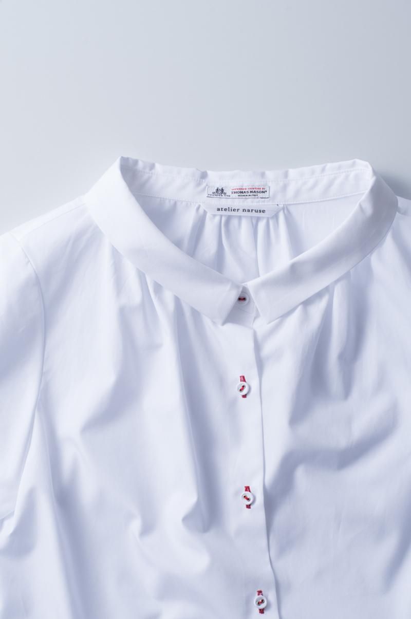 cotton stand off collar blouse - atelier naruse｜Online store｜the an