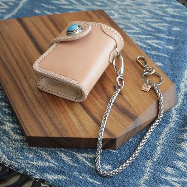 バイカーズウォレット 二つ折り財布 栃木レザーウォレット・サドル