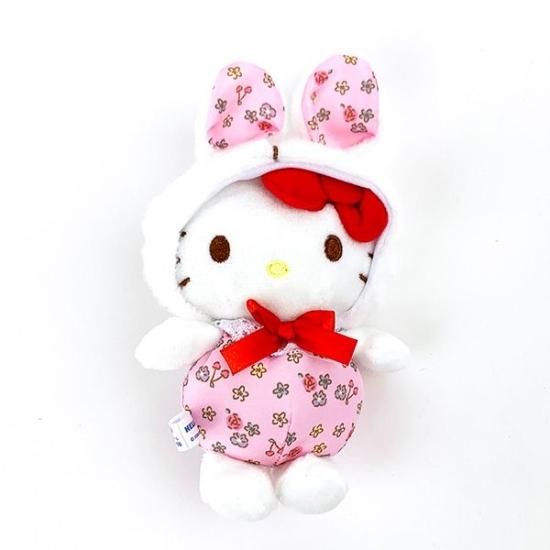 サンリオ ハローキティ フラワーバニー マスコット ぬいぐるみ ボール