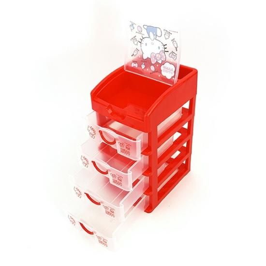 希少 1999年製 ハローキティ 4段チェスト いちご 平成レトロ サンリオ