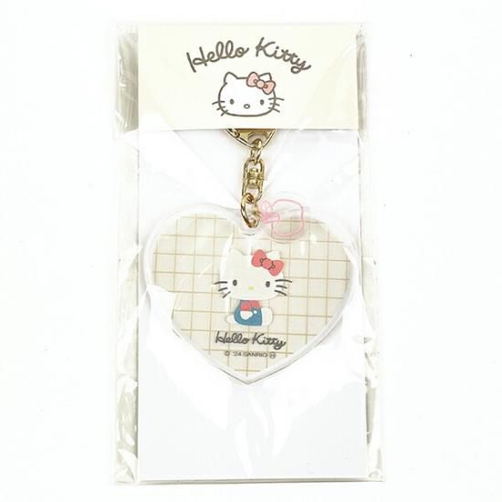サンリオ ハローキティ アクリルキーホルダー ポコポコワッペン