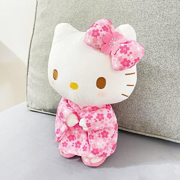サンリオ ハローキティ 桜着物 ぬいぐるみ(M) Sanrio