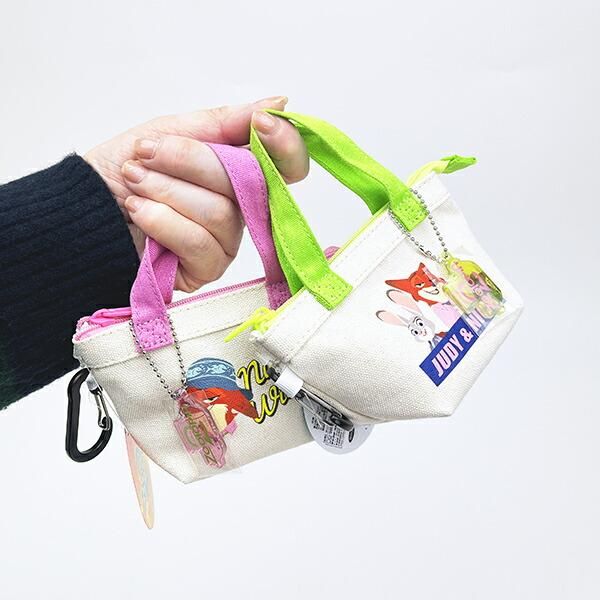 ディズニー ズートピア ニック＆ジュディ カラビナ付きミニバッグ