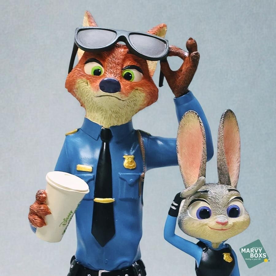 Enesco】ディズニーショーケース：ズートピア ジュディ＆ ニック ZPD