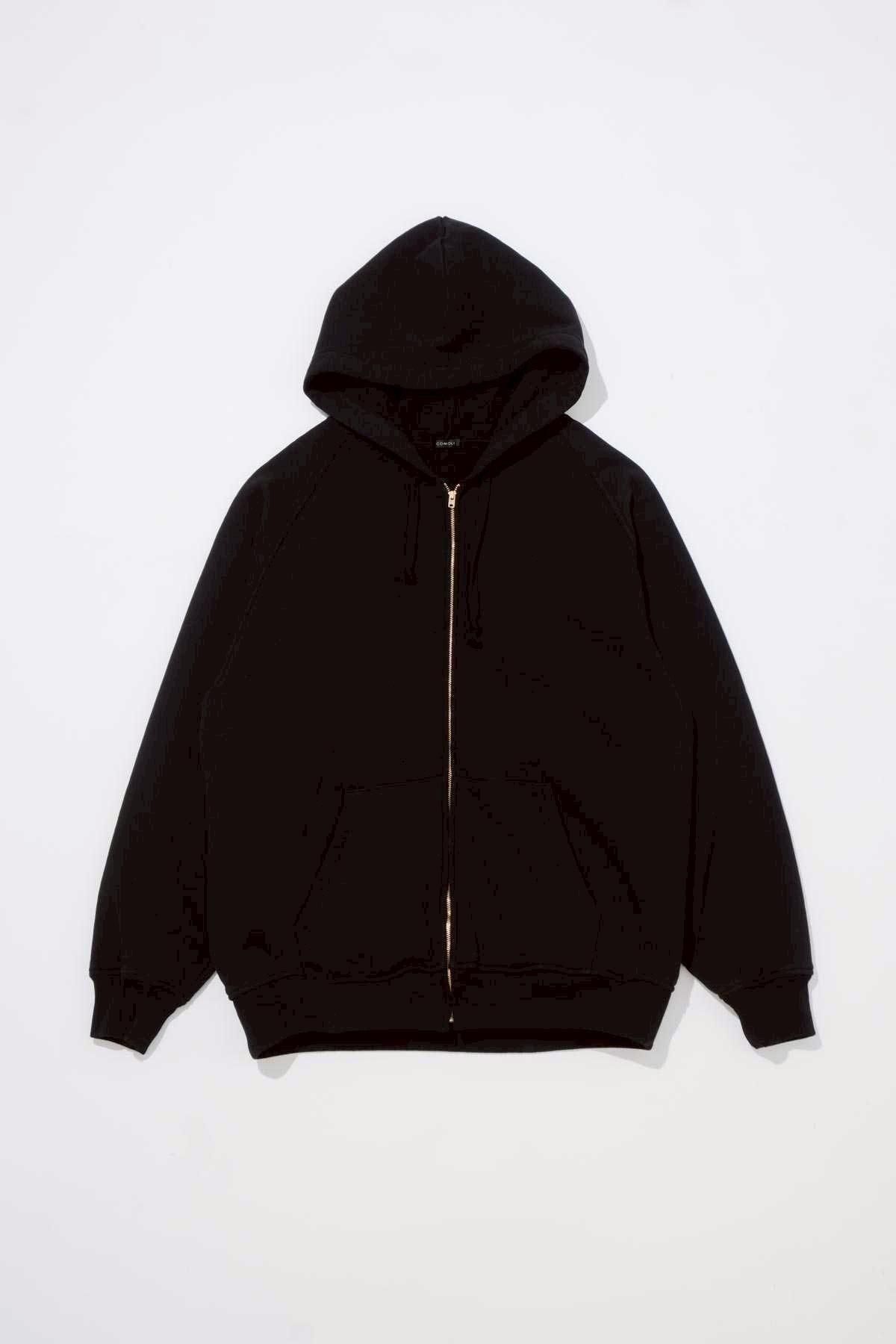 COMOLI / コットン裏毛 ジップパーカ - IMA:ZINEオンラインストア