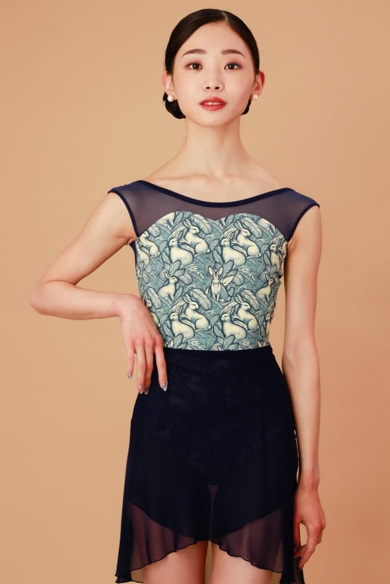 Lapin blanc unoa】No sleeve design - Balletwear brand unoa