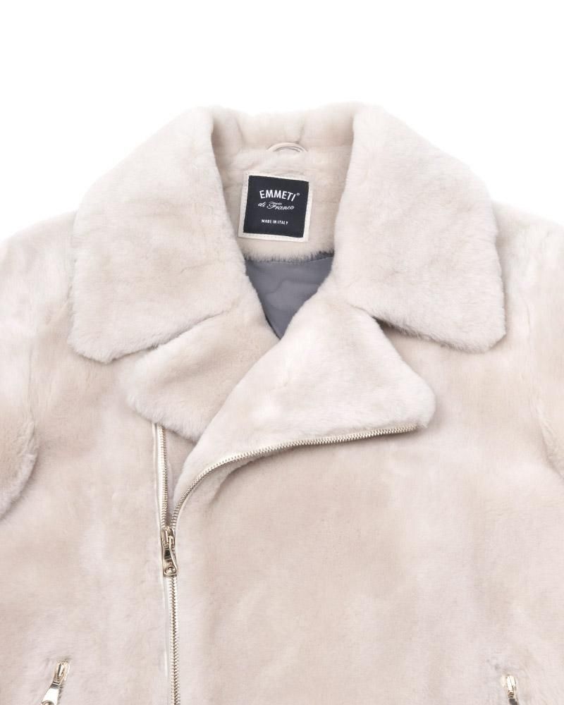 ムートンダブルライダースジャケット GIRO GOLD MERINOS｜EMMETI 正規