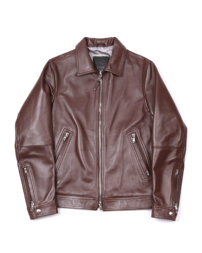 レザーライダースジャケット GIACOMO SP LAMB SKIN｜EMMETI 正規取扱店