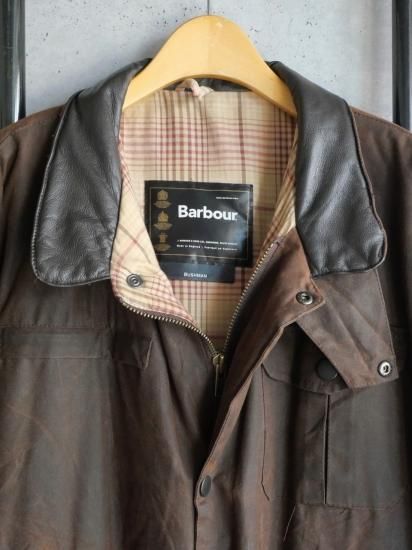 00's Vintage Barbour BUSHMAN Waxed Cotton Field Jacket - Vintage