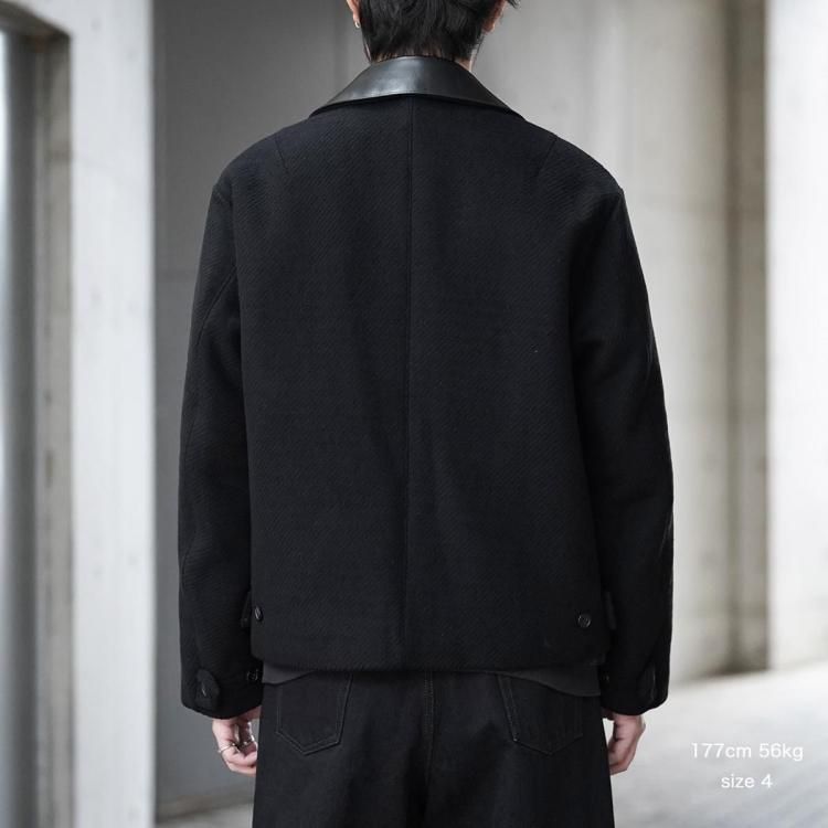 インテリム INTERIM 25aw ハリントンジャケット ブラッシュドダブル