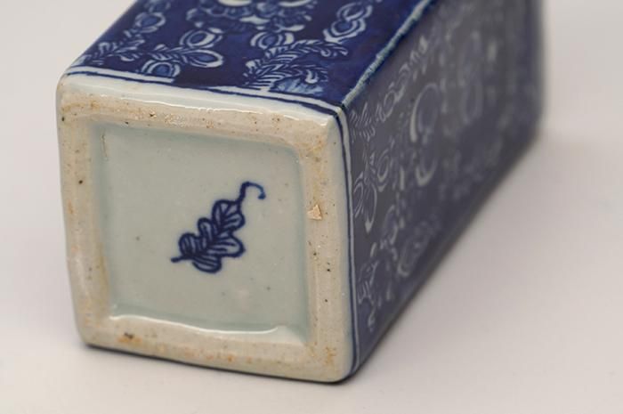 青花ミニ筆筒・紙鎮セット - 書道用具専門店 西本皆文堂 オンライン