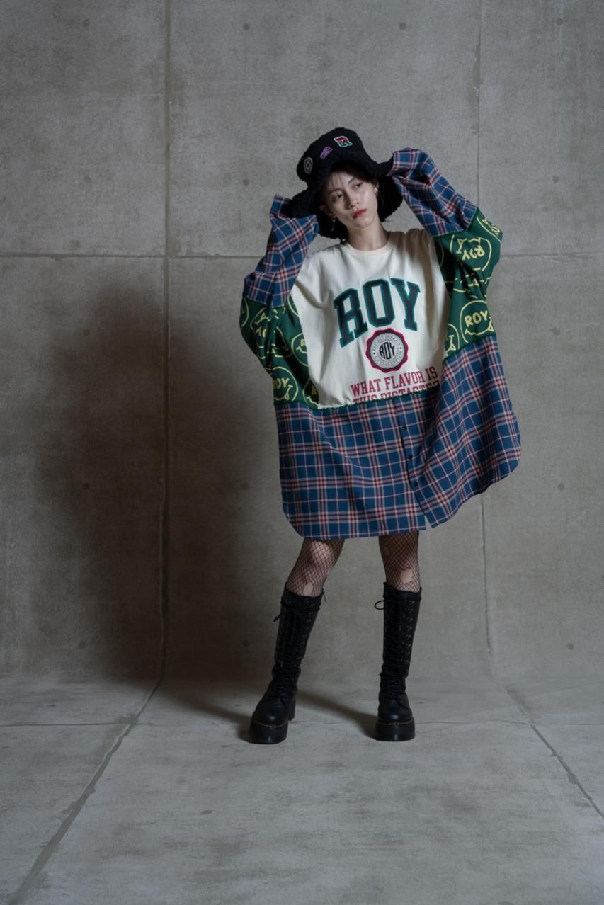 ドッキングロングスリーブTシャツ - ROY reflect overjoy