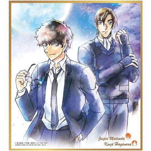 名探偵コナン色紙ART7 [8.松田陣平＆萩原研二 (ノーマル)] バンダイ 食