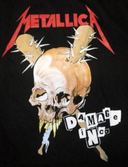 バンドTシャツ 通販 メタリカ Tシャツ METALLICA DAMAGE-INC 正規品