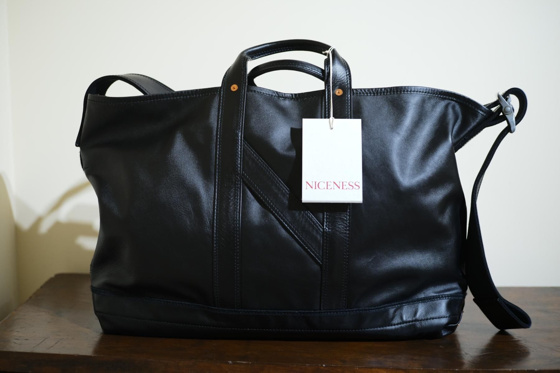 NICENESS H.LEDZ ショルダートートバッグ ホースレザー