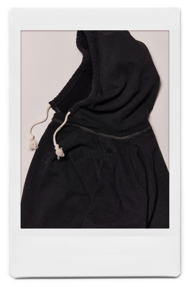 NICENESS CORGAN シルクスウェット フーディ (BLACK)