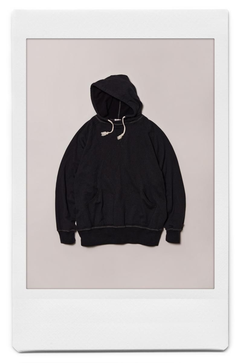 NICENESS CORGAN シルクスウェット フーディ (BLACK)