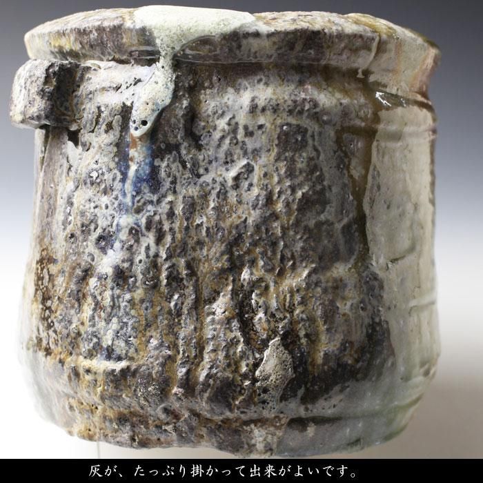 伊賀水指 寺垣外窯 杉本貞光作 鵬雲斎書付