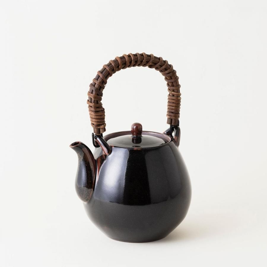 黒薩摩土瓶[クロサツマドビン]｜沈壽官窯（ちんじゅかんがま）薩摩焼の