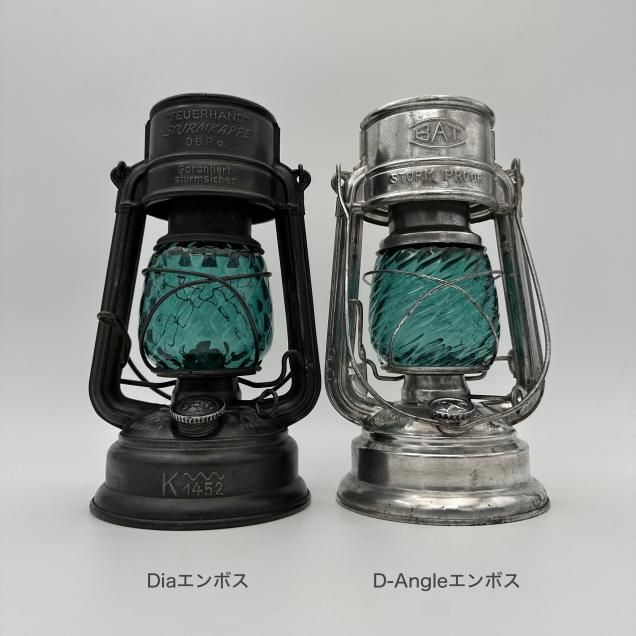 Magma Glass Studio【ランタングローブ】Silver Green