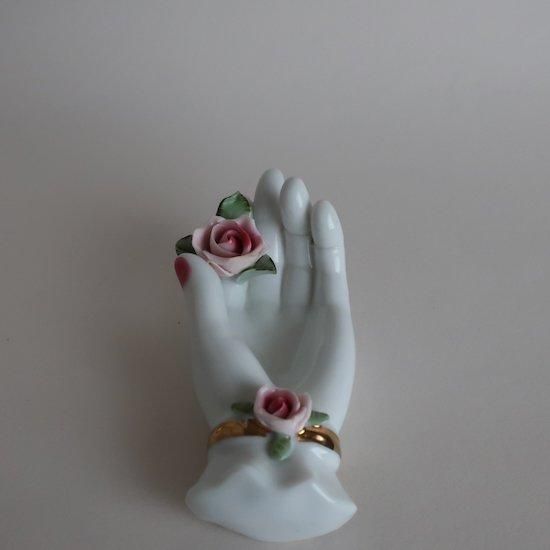 Vintage 1950s Ceramic Hand Motif Tray/ビンテージ 陶器 ハンド