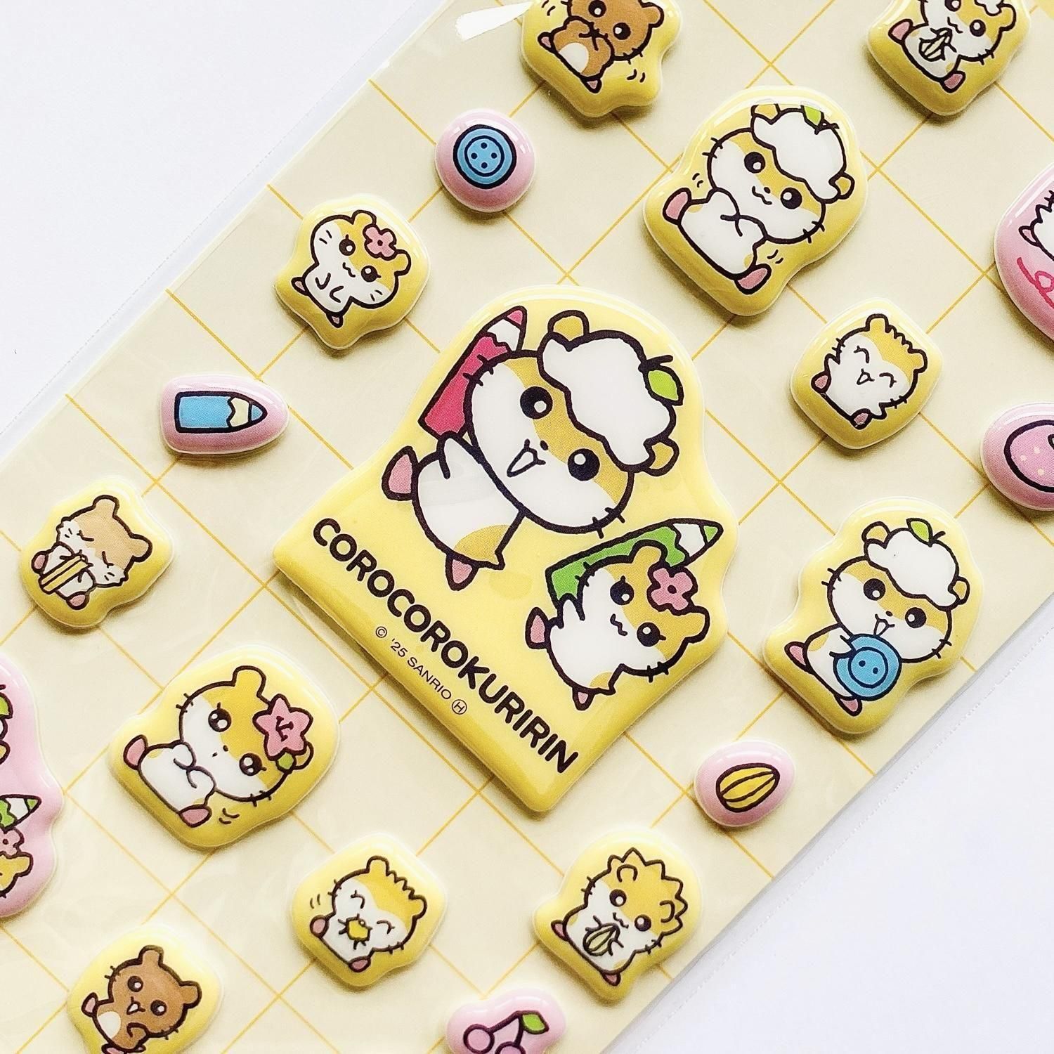 サンスター文具 ぷっくりシール レトロ コロコロクリリン S8814430