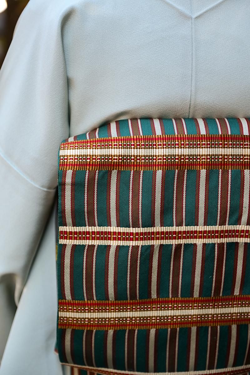 銀座【帯5901】龍村晋製 袋帯 銘「吉野間道錦」 - 銀座きもの青木