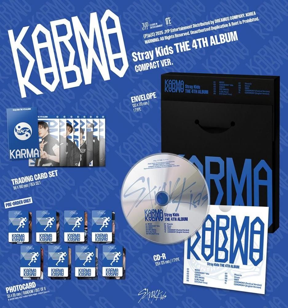 Stray Kids - KARMA / 4th Full Album ( COMPACT VER.) 限定盤