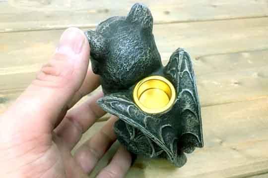 キャット ガーゴイル ネコ 猫 インテリア キャンドルホルダー 蝋燭立て