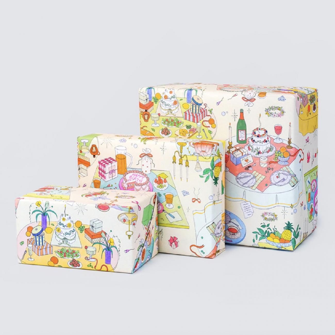 38 The switch柄【KAWI】 包装紙/ラッピングペーパー - おしゃれな海外