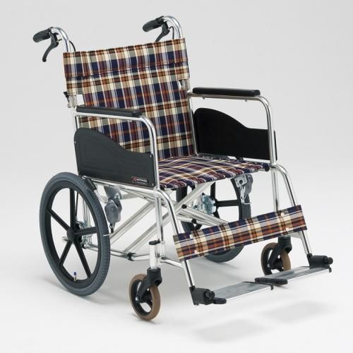 介助用車椅子 AR－380 エアータイヤ・背折れ式・介助ブレーキ付き